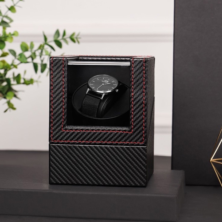 High-quality black watch box factory-1