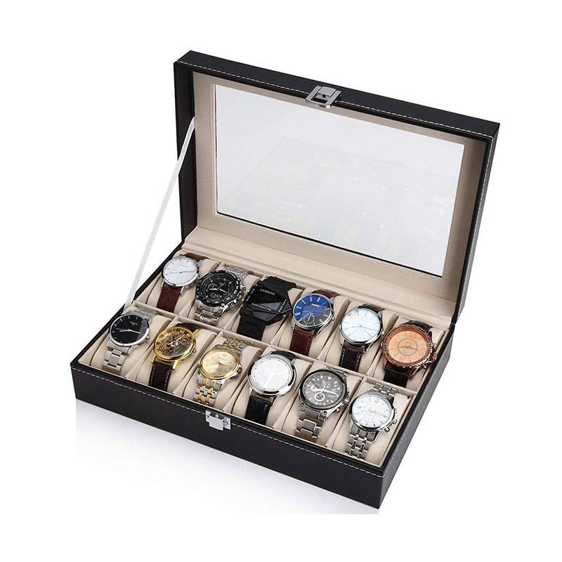 Custom Personalized Luxury Leather Watch Winder Box