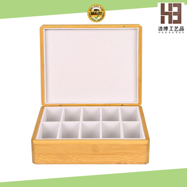Top wooden tea box supply