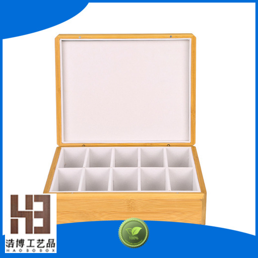 Latest wooden tea box supply