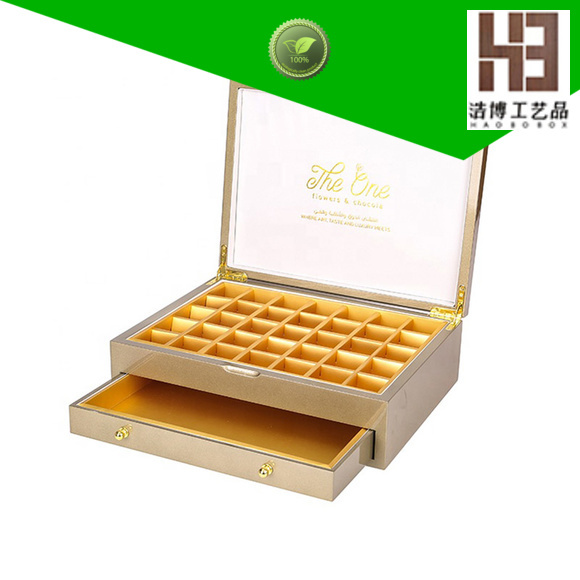 Top boxes for chocolates factory