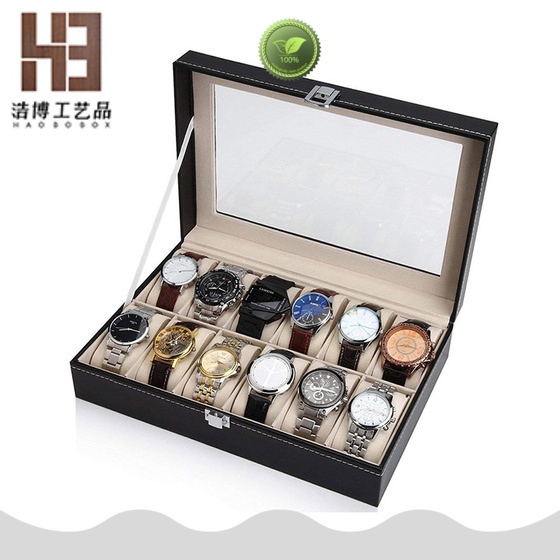 High-quality mens wooden watch box supply
