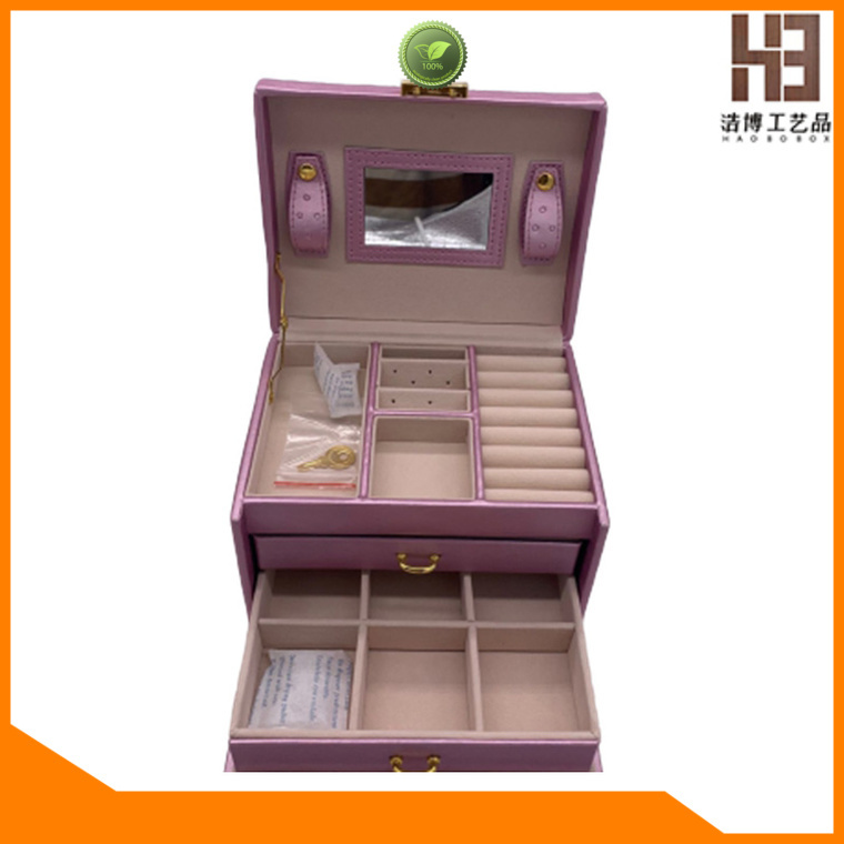 High-quality leather jewelry box factory