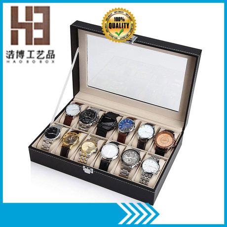 New real leather watch box factory