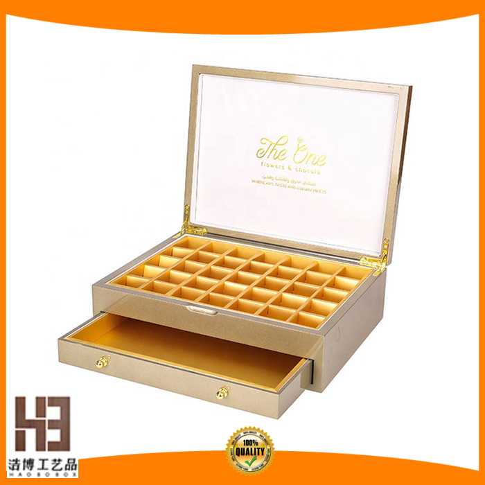 High-quality white chocolate box supply