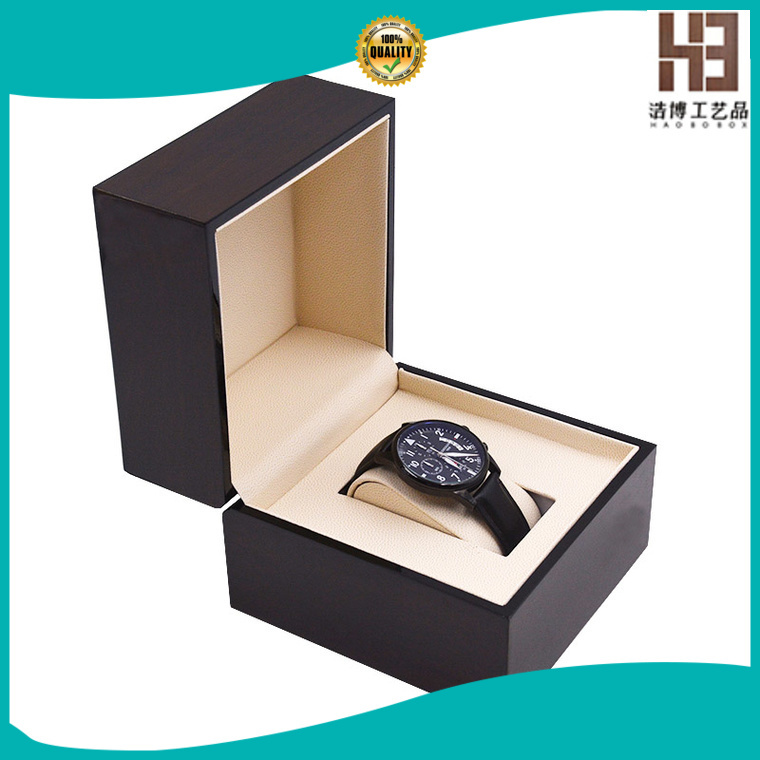 High-quality black watch box company