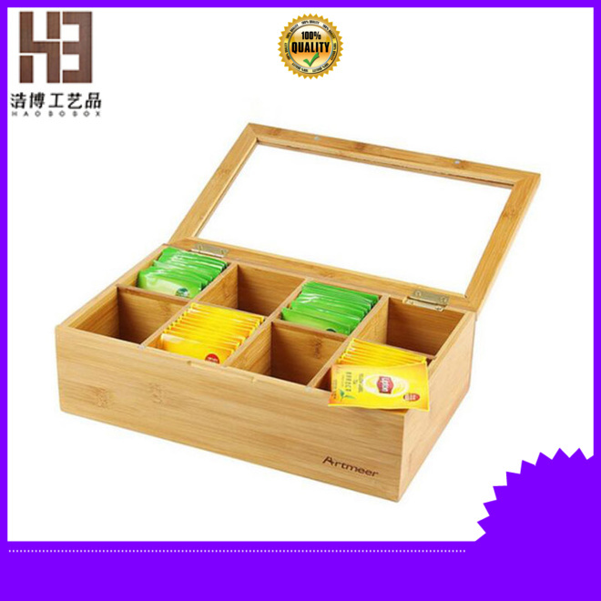 wooden tea box factory